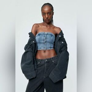 Denim Bustier